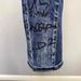 Men's Slim Fit Jeans Casual Washed 3D Cut Skinny Fit Full Graffiti Lettering Denim_mkmklike.com
