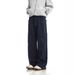 Unisex Vintage Washed Cargo Pants - High Street Retro Straight Leg Loose Fit Workwear Pants For Men & Women_mkmklike.com