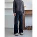 Trendy, Relaxed, Stylish, Chic, Japanese Inspired, Simple And Artistic Denim Jeans, Popular In Harajuku._mkmklike.com