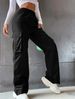 Women's Clothing beltless trousers high waist season wide-leg trousers straight loose temperament commuter trousers _mkmklike.com