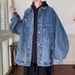 Vintage Men Spring Autumn American High Street Jacket Denim Coat Hong Kong Style Trendy Brand Cool Casual Top_mkmklike.com