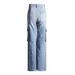 Women's Clothing niche design trousers spring new wide leg loose high waist slim women's denim casual pants_mkmklike.com