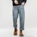 New Spring Jeans Men's Harlan Loose Trendy Brand American Retro Washing Double Craft Medium Waist Large Size Youth Embroidery_mkmklike.com