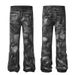 Men's Loose Slightly Flared Jeans Retro American Design Stylish High Street Niche Pants Cross Border 2025_mkmklike.com