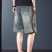 American Heavy Denim Shorts Men's Summer 2025 New Loose Five-point Pants Elastic Waist Tide Brand Medium Pants Tide_mkmklike.com