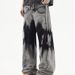 Men's Vintage Washed Denim Jeans Oversized Baggy Trousers Tie-Dye Effect 90s Hip-Hop Streetwear Style Clothing_mkmklike.com