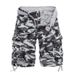 Men's Clothing Casual Camouflage Multi Color Work Shorts Large Size Multi Pocket Five Point Pants_mkmklike.com