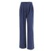 Women's Clothing Leg Wide Leg Pants New Navy Striped Fashion Casual Pants_mkmklike.com