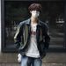 Loom Spring Autumn European American Washed Vintage Turn-down Collar Denim Jacket For Men And Women, Niche Tie-dye Patchwork_mkmklike.com
