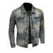 Men's Clothing Long Sleeved Lapel Cardigan Denim Jacket For Boys Niche Design Trendy Cool Personality_mkmklike.com