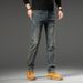 Spring And Autumn New Nostalgic Retro Jeans Men's Trend Versatile Cement Grey Loose Straight Pants Large Size Men's Pants_mkmklike.com