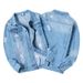 2025 New Slim Fit Spring And Autumn Simple Light Blue Handsome Denim Jacket Men's Trend_mkmklike.com