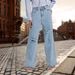 "Loose Wide Leg High Waisted Ripped Jeans – Vintage Distressed Denim Pants For Women (XS-2XL, Light/Dark Blue & Black)"_mkmklike.com