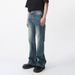 Nordmann American Retro Jeans For Men Summer New High Street Vibe Trendy Loose Straight Casual Pants_mkmklike.com