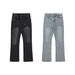 Men's Clothing Hot Selling Pants New Paris Bootcut Ice Blue Black Grey Natural Wash Falling Color Micro Pull Pants Jeans_mkmklike.com
