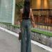 Retro Flared Fleece-lined Jeans For Women, New Autumn/winter 2024, High-waisted, Slimming, Loose-fitting, Stylish_mkmklike.com