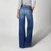 Women's Relaxed Straight Leg Jeans - Comfortable Stretch Denim Pants, Casual Loose Fit, Dark Blue/Lake Blue/Black_mkmklike.com