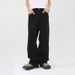 Nordmann Black Wide-Leg Jeans For Men American Retro Loose Straight Floor-Length Autumn Winter Style Cool Versatile Casual Pants_mkmklike.com