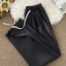 Retro Style Men's Loose Wide Leg Jeans Trendy Casual Pants with Elastic Waist Japanese Hong Kong Style Straight Leg Men's Clothing_mkmklike.com