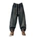 Loose Men's Wide Leg Jeans Casual Faionable American Sle Straight Cut Vintage Knife Pants Autumn New Arrival_mkmklike.com