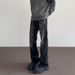 Nordmann American High Street Vibe Jeans Men Retro Distressed Washed Loose Straight Spring Autumn Cool Casual Flared Pants_mkmklike.com