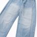 American Style Washed Vintage Scimitar Jeans Men's High Street Trend Loose Faded White Wide-Leg Casual Pants_mkmklike.com