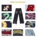Men's Casual Patchwork Imitation Old Jeans Custom Fashion Tear Men's Regular Fit Washed Straight Pants Jeans Men's Trousers_mkmklike.com