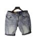 Men's Korean Style Slim Fit Ripped Denim Shorts Summer Thin Casual Trendy Brand Five Point Breeches_mkmklike.com