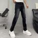 Men's Slim Fit Stretch Jeans – High Elasticity Straight Leg Denim Pants For Everyday Comfort_mkmklike.com