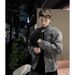 European And Hip Hop Short Men's Brand American Retro High Street Zipper Motorcycle Denim Jacket Trendy_mkmklike.com