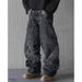 Men's Clothing New American Street Style Washed Wide Leg Jeans Youthful Retro Chic Vintage Men's Clothing Denim_mkmklike.com