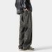 American High Street Leopard Print Jeans For Men, Spring And Autumn Style, Loose Straight Pants, Trendy Brand, Stylish_mkmklike.com
