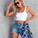 Women's Clothing Summer Denim Shorts Hand-worn High Waist Comfortable Casual Jeans Women_mkmklike.com