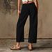Women's High-Waisted Slimming Wide Leg Jeans Retro Straight Leg Pants Spring New_mkmklike.com