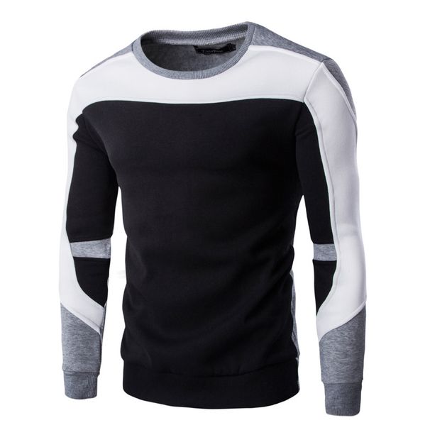 Men's Clothing new men's baseball uniform sweatshirt plus velvet and thickened men's clothing 9269_mkmklike.com