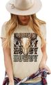 Chicco In Stock European And American Foreign Trade Women's Tops Western HOWDY Competition Cowboy T-Shirt Summer Hot Sale S-3XL_mkmklike.com