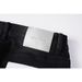 Y2K Motorcycle Stacked Flared Jeans, Black To Grey Fade, Plaid Lining Inside Rips, Multiple Distressed Holes, Summer-Friendly Unisex_mkmklike.com
