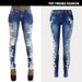 Women’s Clothing stitching lace women's denim trousers pencil pants skinny pants_mkmklike.com
