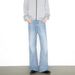 Men's High Street Washed Flare Jeans Trendy Brand Slimming Floor Length Denim Pants_mkmklike.com