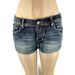 Women's Clothing Summer High Street Sexy Hot Girl Style Fashion Hot Pants Embroidered Denim Shorts_mkmklike.com