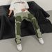 Men's Heavy Industry Washed Jeans Retro Lumberjack Splicing Bell Bottoms Trendy Vibe American High Street Style_mkmklike.com