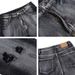 Men's Clothing Retro Washed Hole Workwear Jeans Trendy Brand Loose Straight Men And Women Wide Leg Mopping Casual Trousers_mkmklike.com