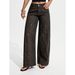 Women's High-Waisted Wide Leg Jeans Retro American Style Leopard Print Loose Fitting Floor-Length Trousers_mkmklike.com