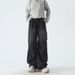 Washed Retro Pleated Jeans Men's Straight Loose Wide Legs American High Street Tide Brand Ruffian Handsome Casual Trousers Tide_mkmklike.com