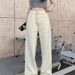 ng2510292 Ng2510292 Ng2510292 Retro Jacquard Design Straight-Leg Jeans For Women, 2025 Fall/Winter New High-Waisted European Style Narrow Wide-Leg_mkmklike.com