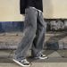 Design Jeans Men's Straight Loose American High Street Pants_mkmklike.com