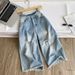 Korean Style High-Waisted Ripped Jeans Women's Summer Thin Cropped Pants Slim Fit Casual Relaxed Style 2026_mkmklike.com