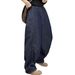 Clair Fleece-Lined Thickened Denim Wide-Leg For Women 2025 Winter New Elastic Waist Retro Loose Solid Color Scimitar Pants_mkmklike.com