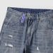 Men's Straight Leg Jeans Japanese Style High Street Washed Distressed Retro Heavyweight Soft Breathable Fashionable And Versatile_mkmklike.com
