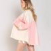 Women's Clothing Women's Casual Washed Denim Jacket Color Block Lapel Distressed Frayed Edges American Retro Style Spring Summer_mkmklike.com